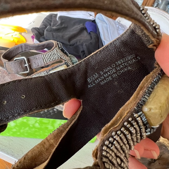 Sam Edelman Nalo pewter wedge sandal size 8.5 - Picture 6 of 6